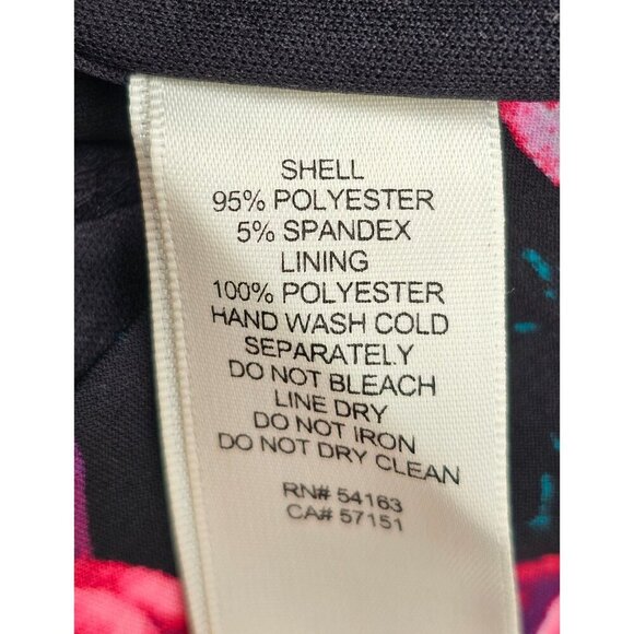 Women's - Eliza J Floral Sleeveless Dress, Size 8 - Picture 7 of 10